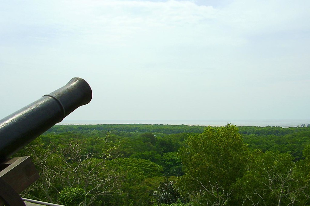 canon-and-trees-fort-bukit-melawati-selangor