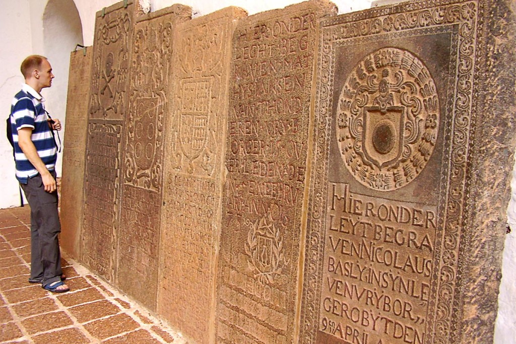 jeremy-looking-portuguese-gravestones-malacca-malaysia