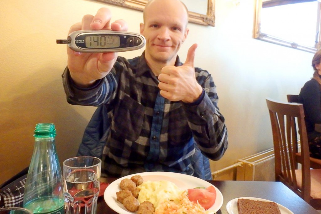 #bgnow 140 before lunch at a cafe in Tallinn's Old Town
