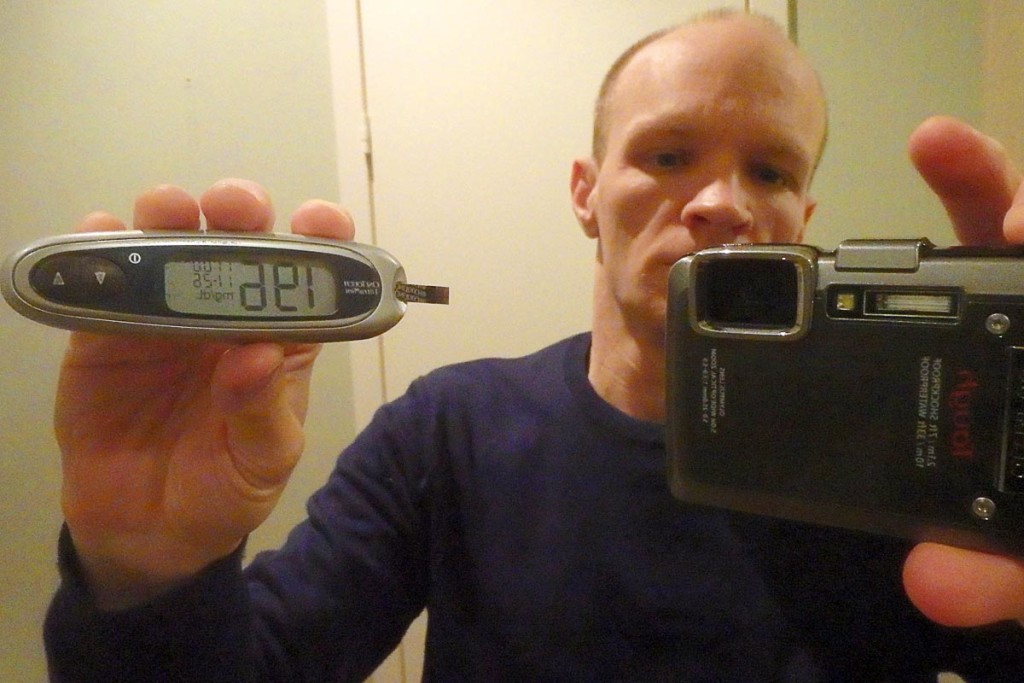 #bgnow 196 before dinner.