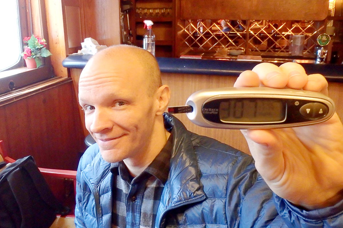 #bgnow 307 after lunch. You can overthink a Humalog dose sometimes.