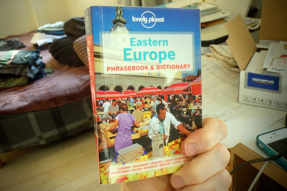 holding-lonely-planet-eastern-europe-phrasebook