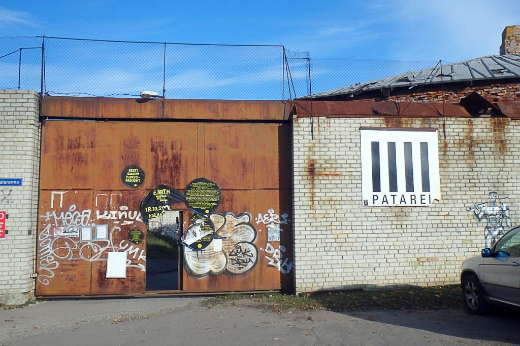The entrance to Patarei prison.