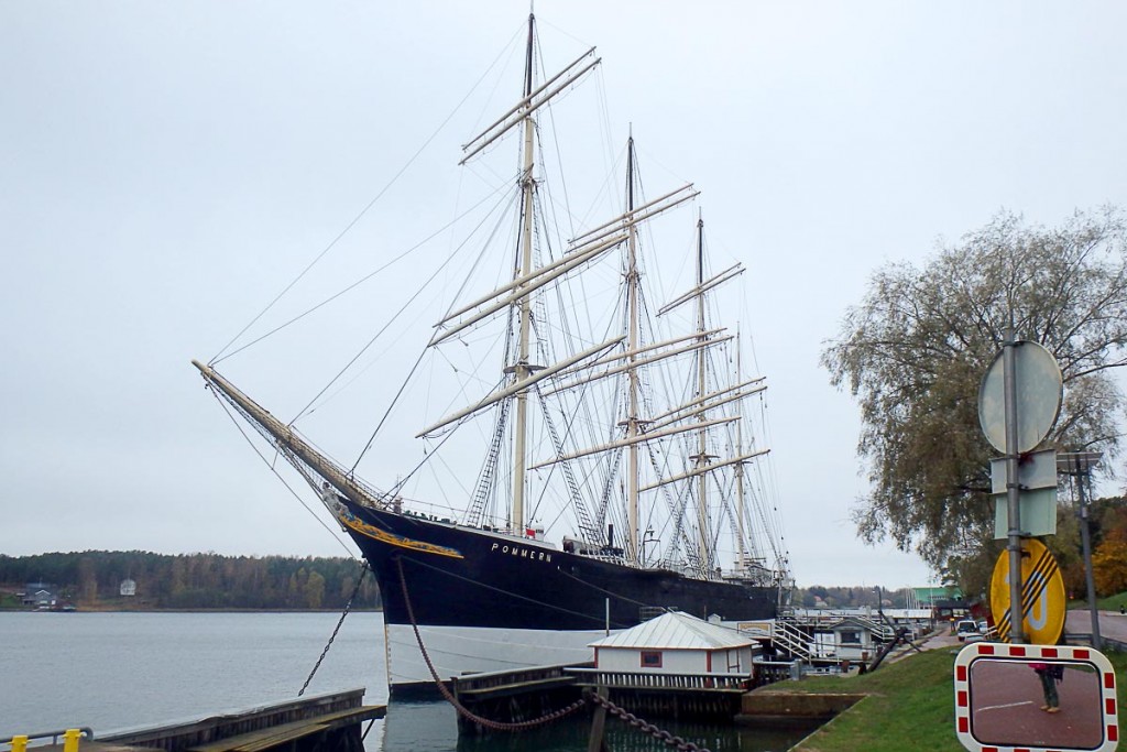 The mighty Pommern, a museum closed for the season.