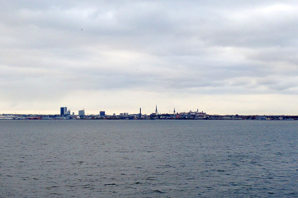First look at Tallinn from the approaching ferry.