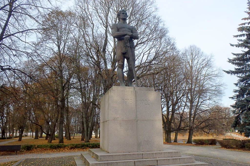 The "Statue of Liberty" in Tartu (really).