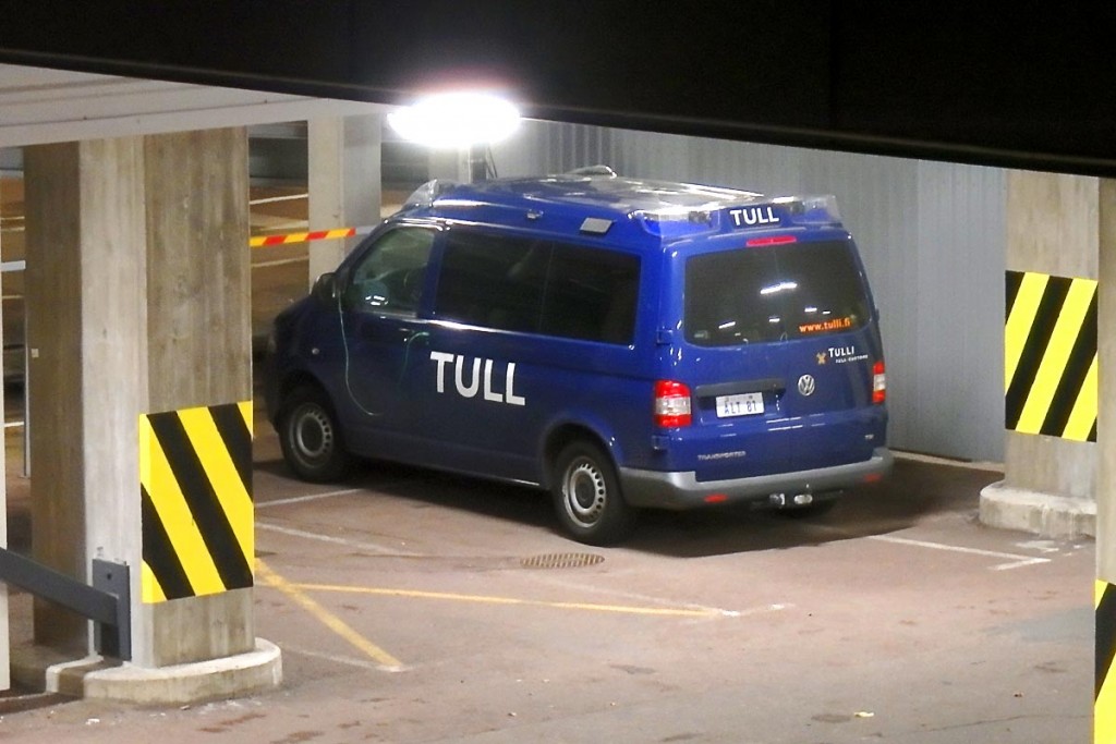 Jethro Tull have their own van at the Mariehamn ferry terminal.