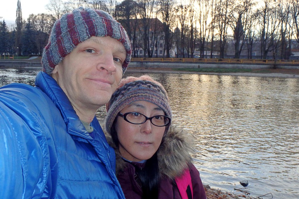 Us by the Emajõgi River.