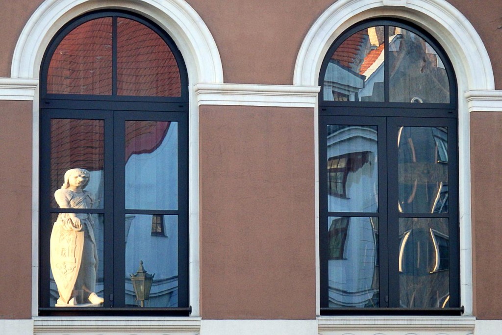 Rīga's reflection.
