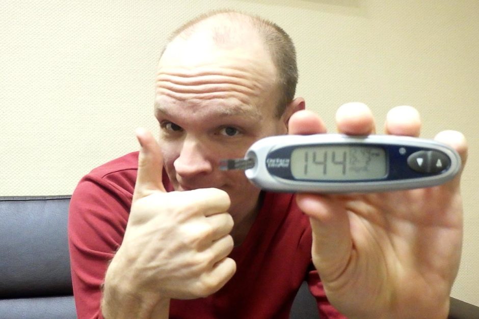 #bgnow 144 a couple hours after dinner — just where I want it!