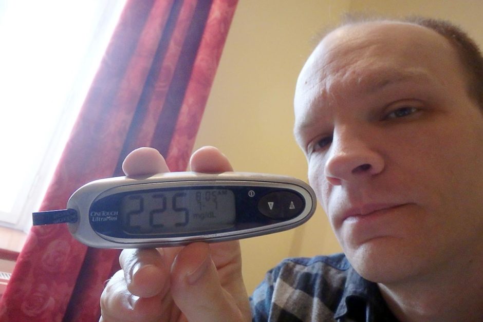 #bgnow 225 after breakfast.
