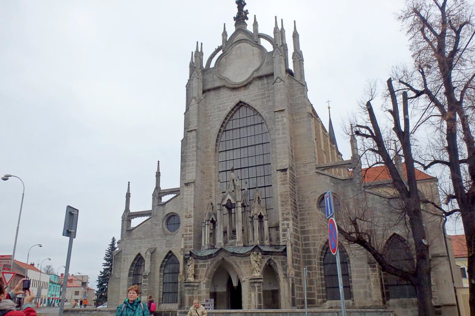 The Cathedral in Sedlec, outside of Kutná Hora.