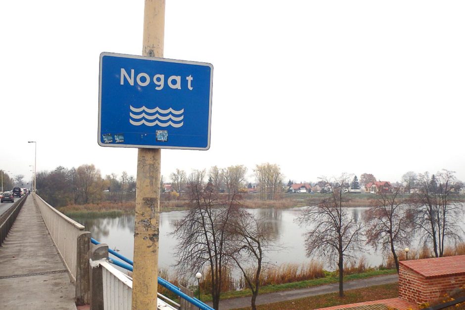 Across the Nogat River in Malbork.