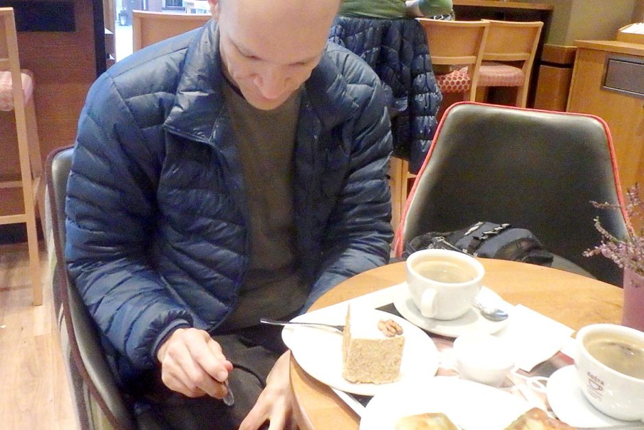 Humalog shot in a Gdańsk cafe