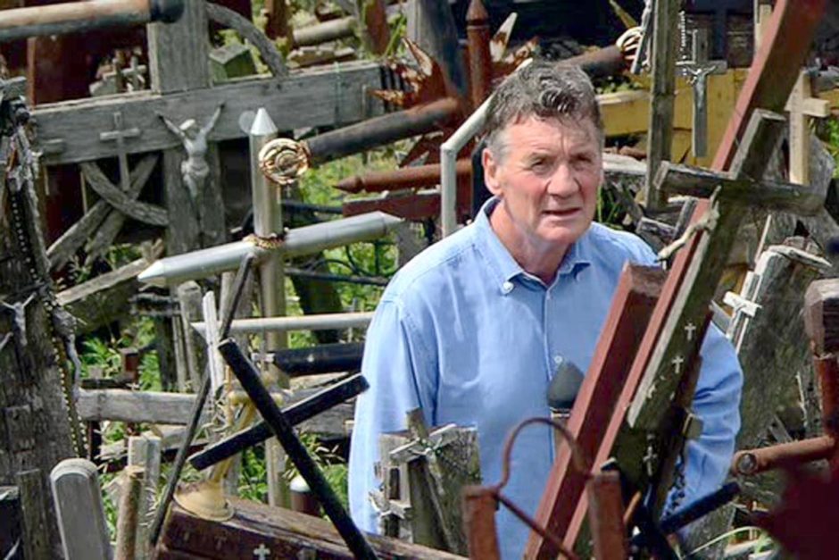 michael-palin-on-hill-of-crosses-lithuania-new-europe