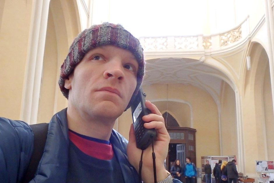 Me on the audio guide tour around the Cathedral.