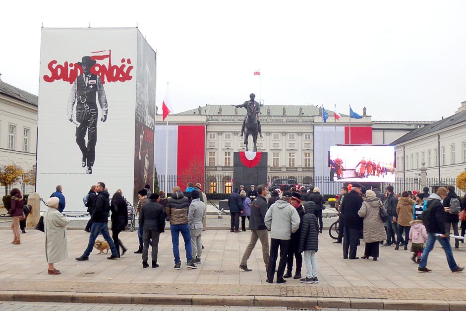 Solidarity celebration in Warsaw