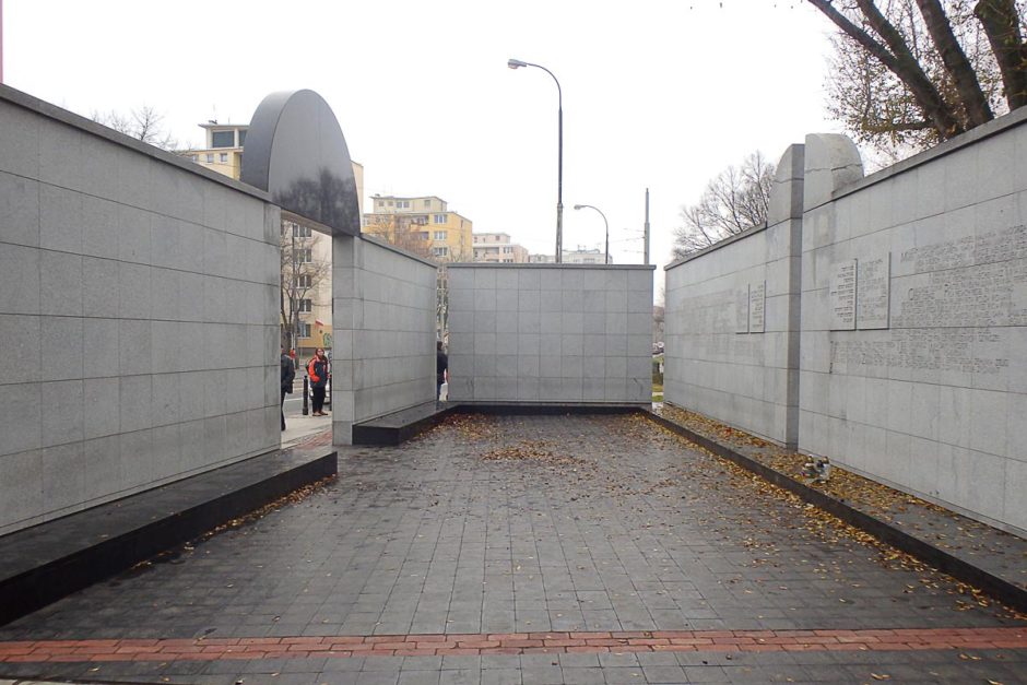 Umshlagplatz, where Nazis loaded Jews onto trains bound for the Treblinka death camp.