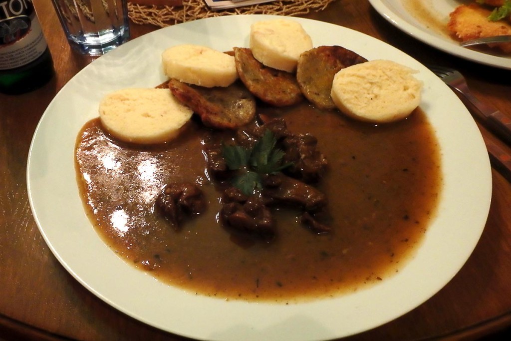 Czech venison ghoulash.