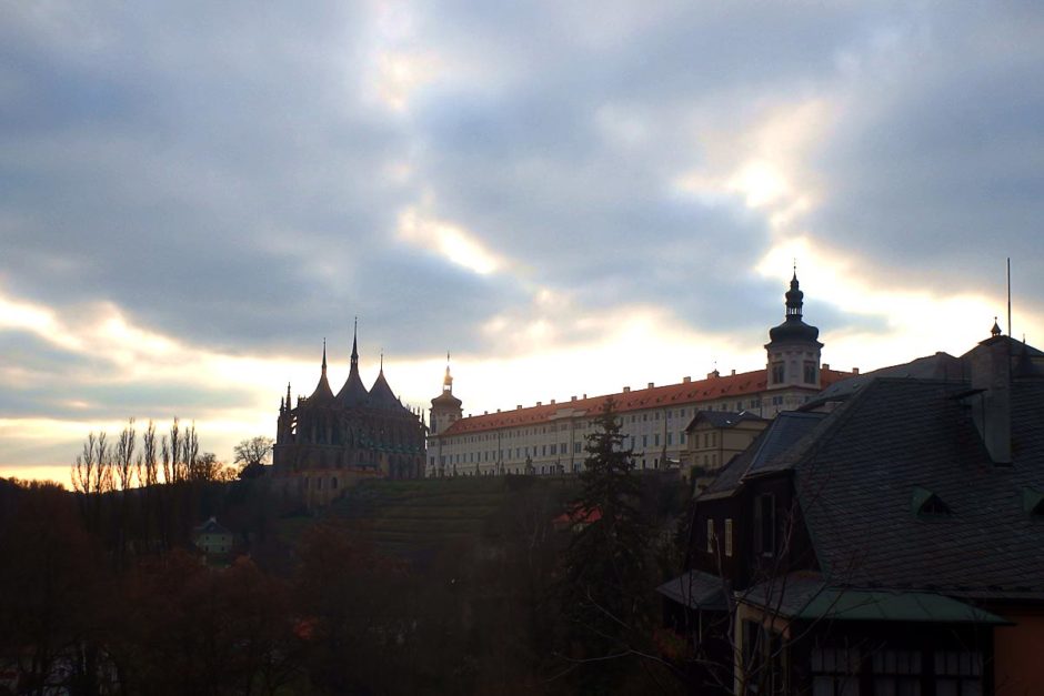 View of St. Barbara's Cathedral.