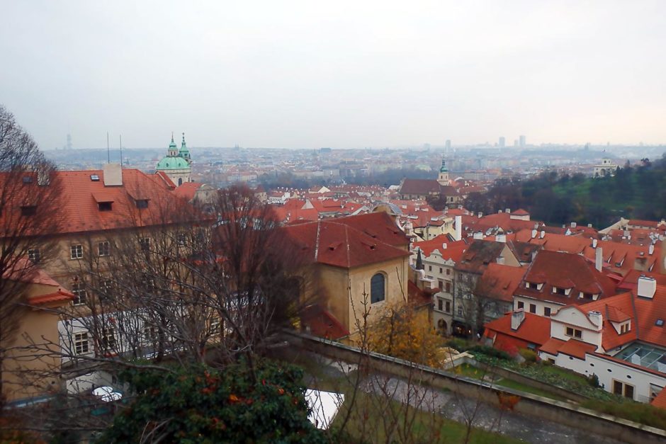 View of Prague from the Castle hill.