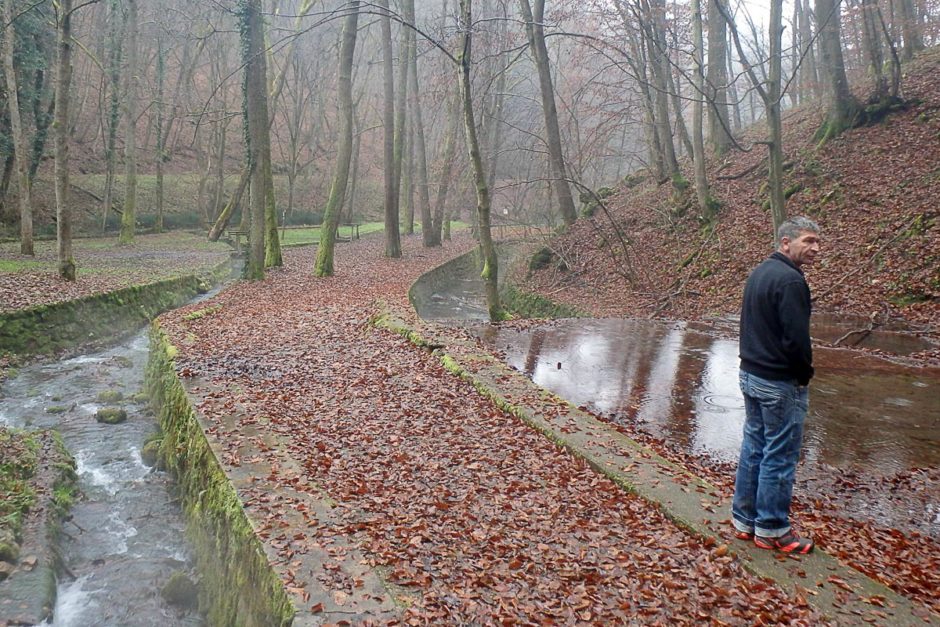 Our driver, guide, and guesthouse owner, enjoying the nature he had taken us to see.