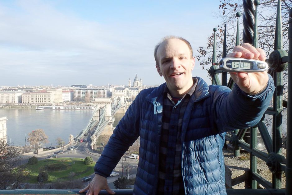 #bgnow 138, looking from castle hill over Chain Bridge towards Pest.