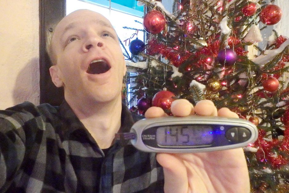 #bgnow 145 before breakfast. I was so happy I erupted in Christmas carols.