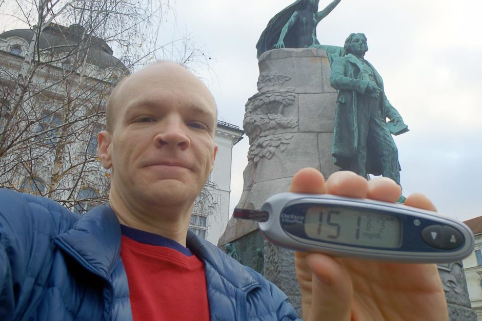 #bgnow 151 at the main square statue before a doughnut and coffee breakfast.