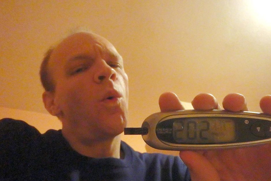 #bgnow 202 in the morning. Too high. But I've had worse.