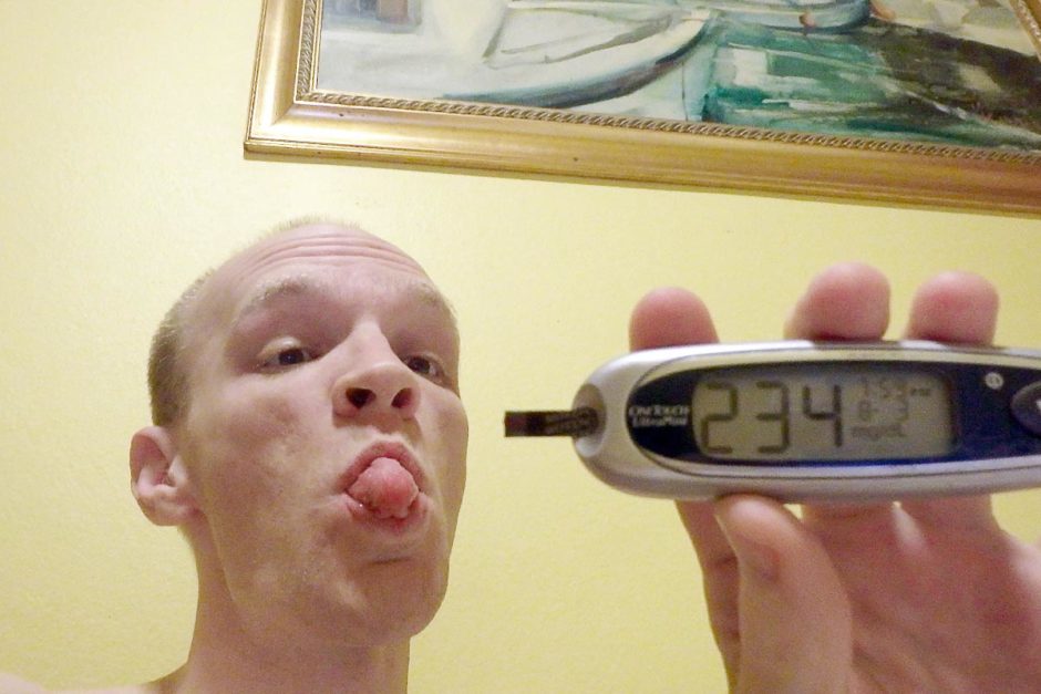 #bgnow 234 after dinner. Man oh man.