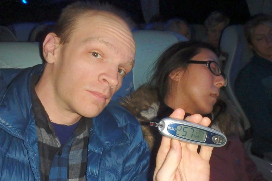 #bgnow 257 on the bus to Budapest. Masayo was stunned, as you can see.