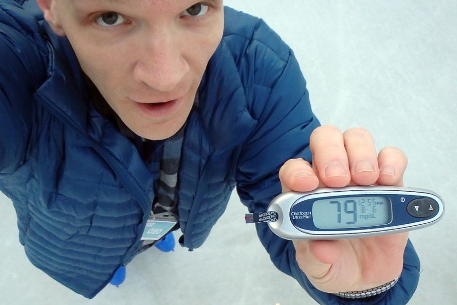 #bgnow 79 while ice skating. Snickers time.