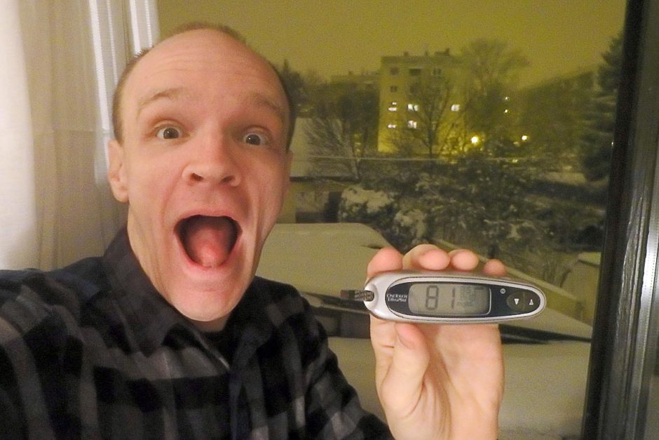 #bgnow 81, in front of the open window of our room with the snowy town outside. I didn't properly close the window after this photo, and a couple hours later Masayo figured out why our room was so drafty. Oops.