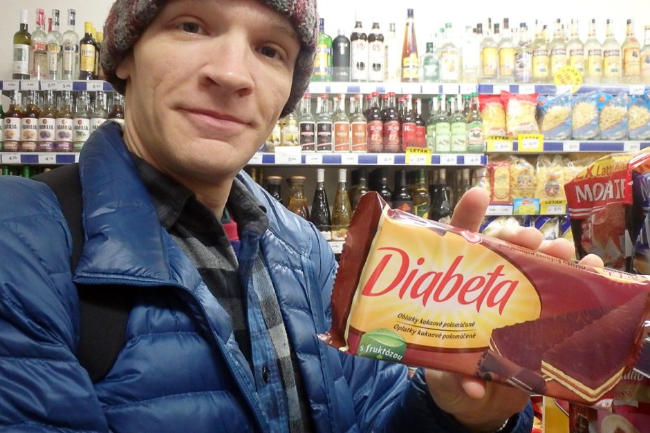 The perfect low blood sugar snack. (Levoča, Slovakia)