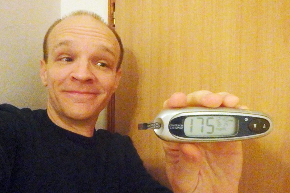 #bgnow 175 after dinner. All in all, a great BG for me.