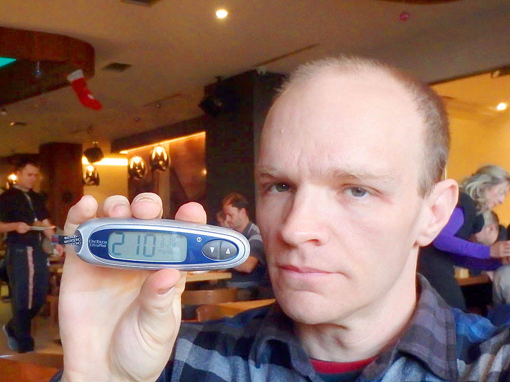 #bgnow 210 in the cafe in Sarajevo. I feared I was getting low quickly, but 210 in fact made more logical sense.