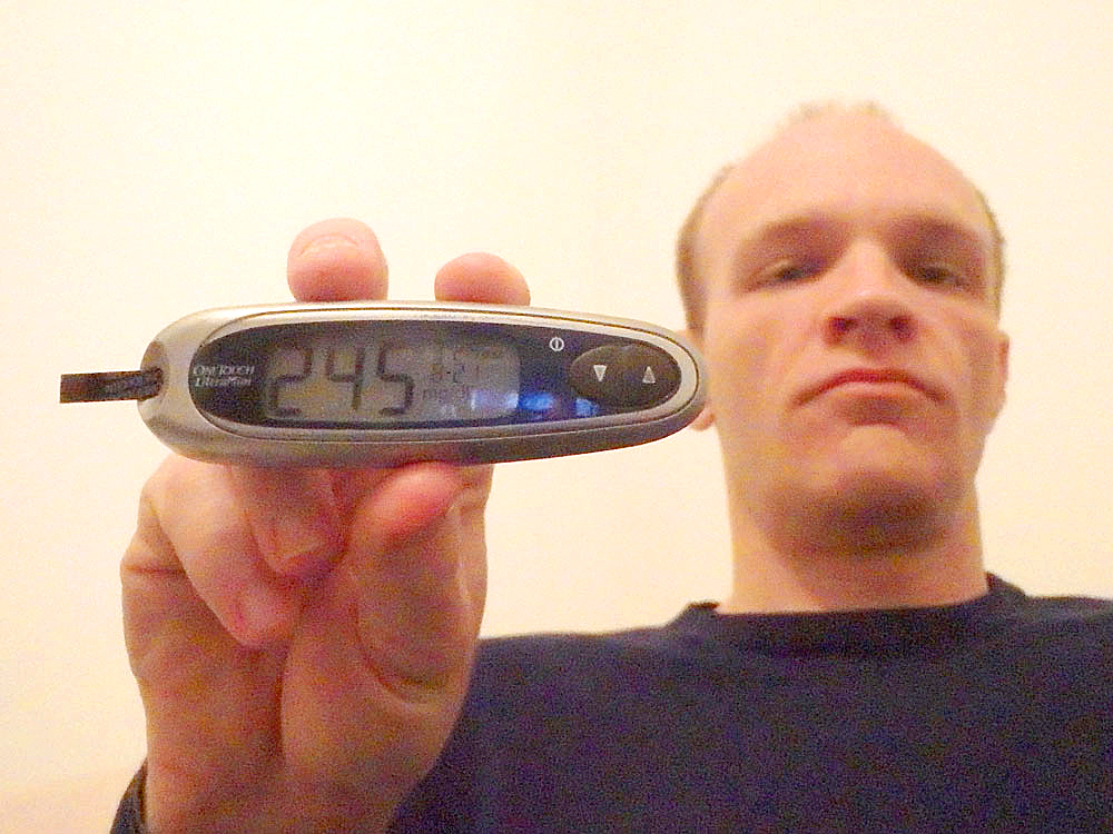 #bgnow 245 — it did come down! A whole point.
