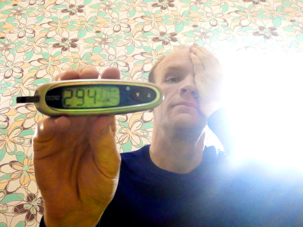 #bgnow 294 before bed. Serves me right.