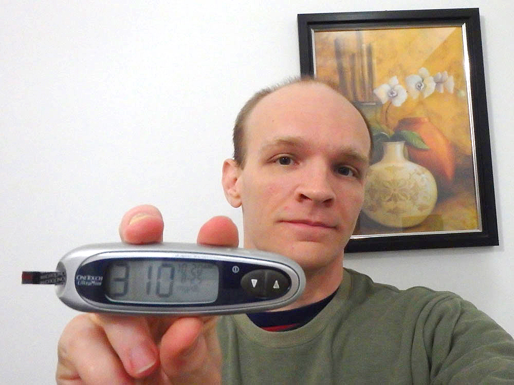 #bgnow 310 after the bus ride — a total surprise. The burek and plain yogurt couldn't have had that many carbs. 310?!