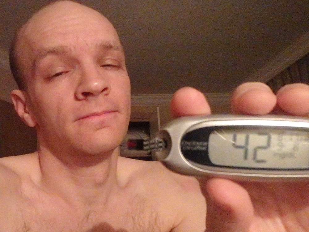 #bgnow 42 at 4:00 am. Tired and low but I still remembered to get a photo for this site. You're welcome.