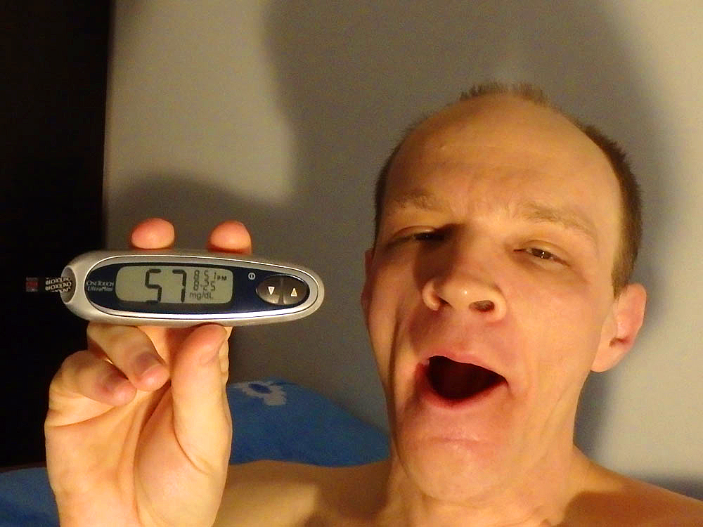 #bgnow 57 at 5:00 am — not scary enough to prevent me from yawning.