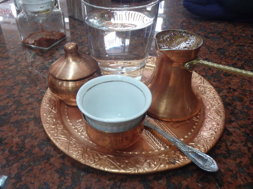 Bosnian coffee in Sarajevo