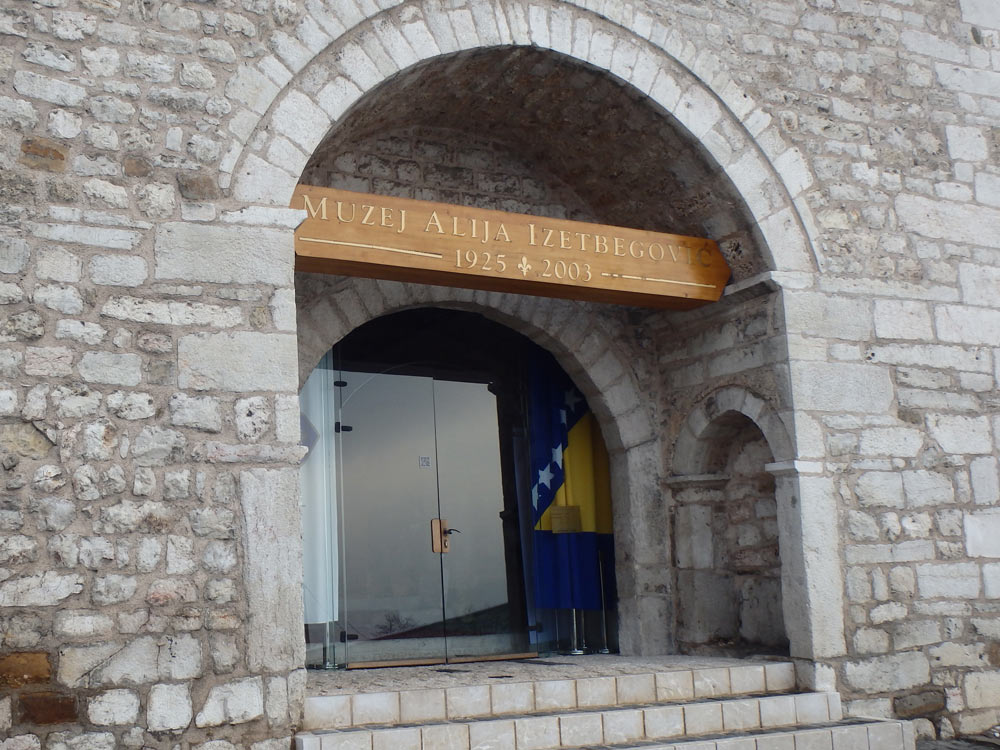 Entrance to the Alija Izetbegović Museum