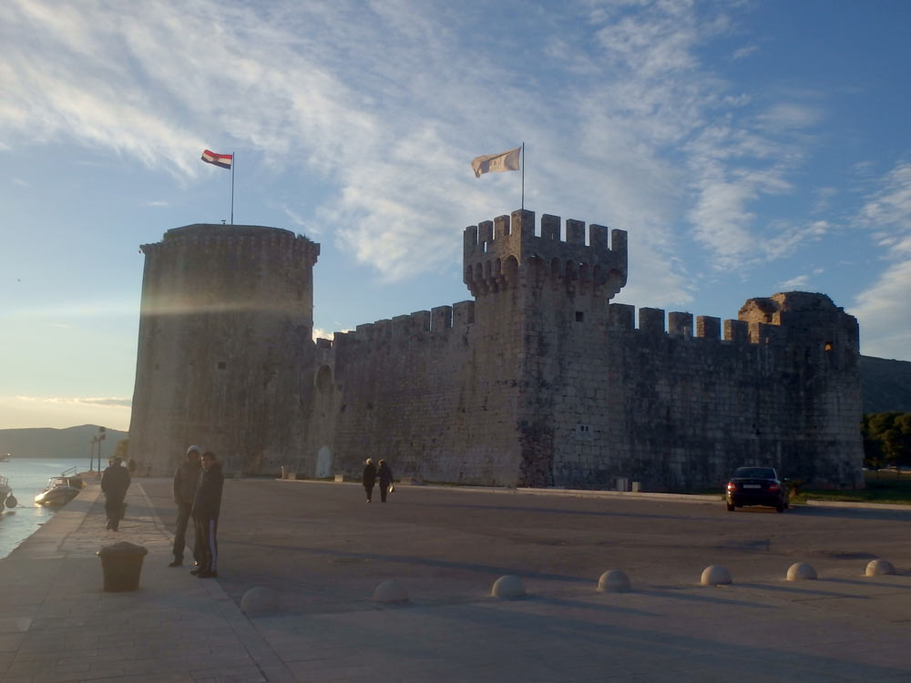 Quite majestic fort in Trogir on the water.