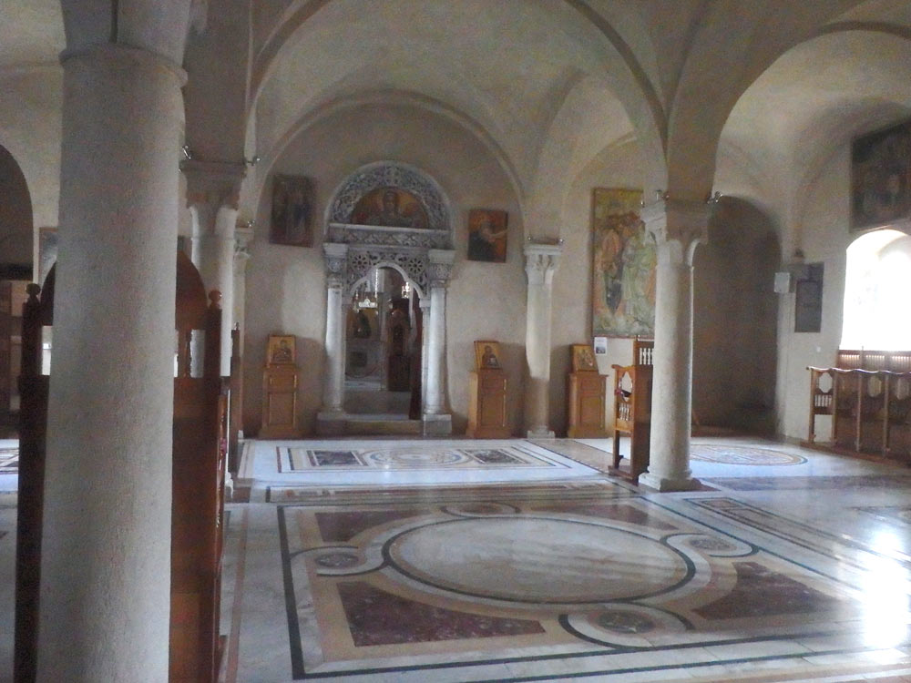 Inside the church at Žiča Monastery