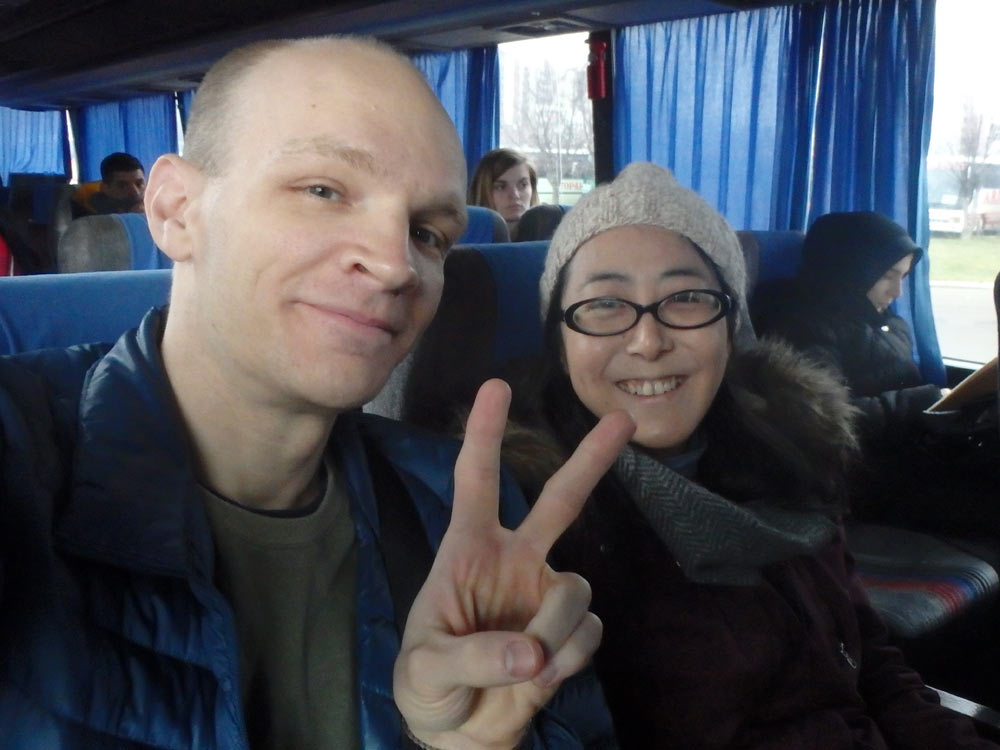 On the bus from Kosovo to Skopje