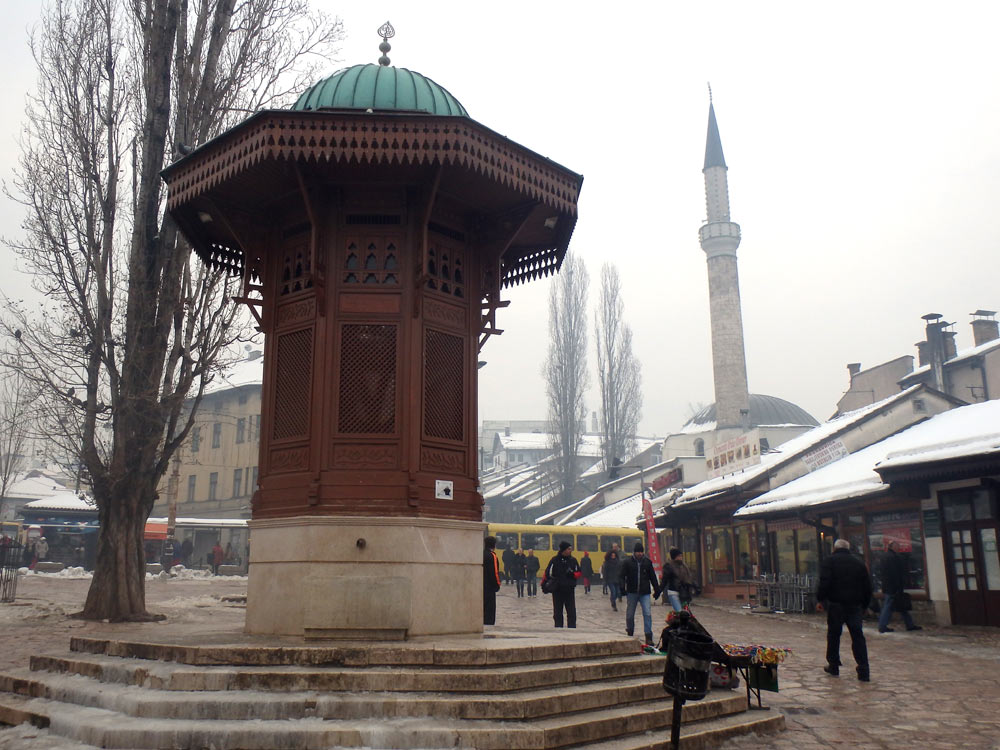 Sarajevo monument in Old Town