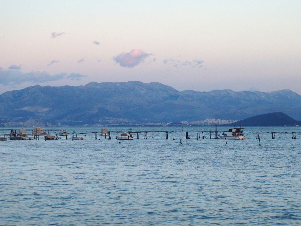 A view over the water from Trogir.