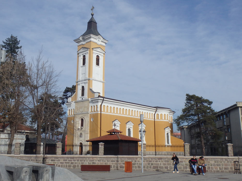 Yellow church in Kraljevo